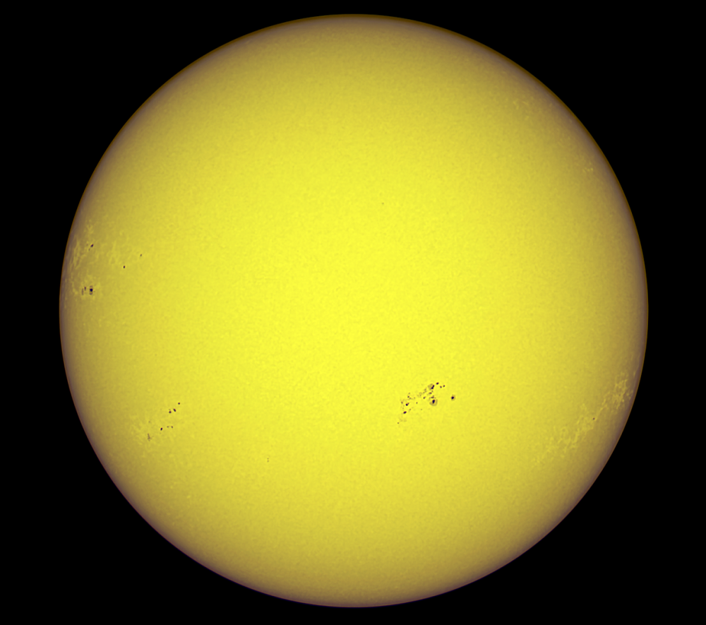 Солнце 15.05.22 через УФ стекло