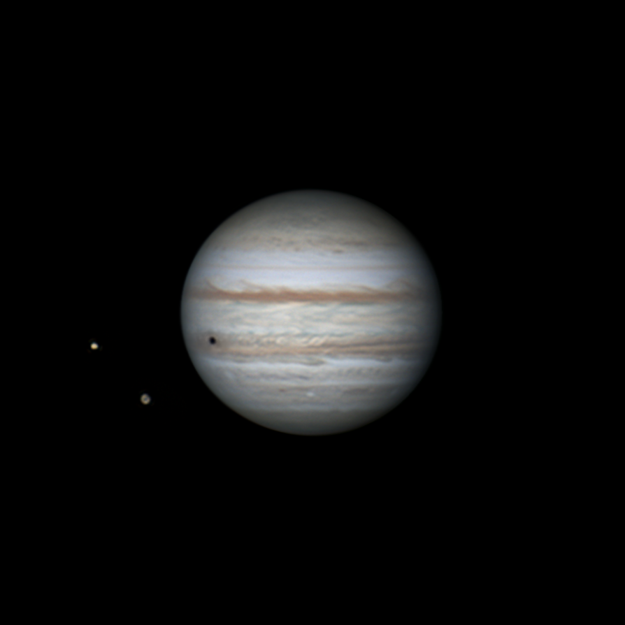 Юпитер, Ганимед и Ио 01.08.2022