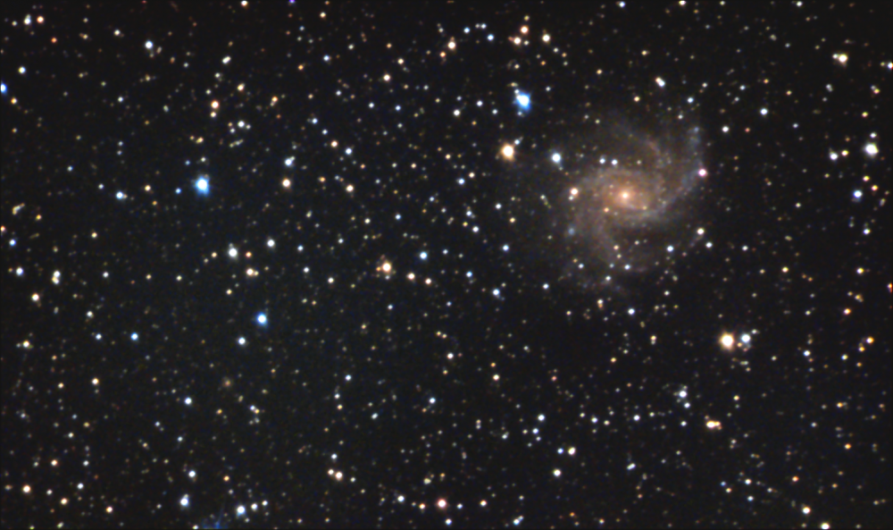 Спиральная галактика Фейерверк (NGC 6946) в созвездии Лебедя (04.09.2022)