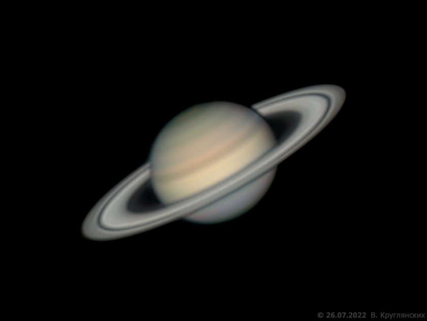 Сатурн 26 июля 2022