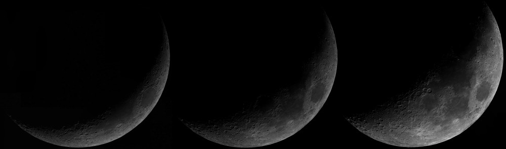Moon 22-23-24.03.2026 - Astrophotography