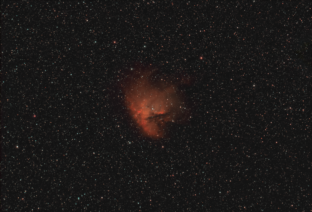 NGC281. Туманность Пакман.