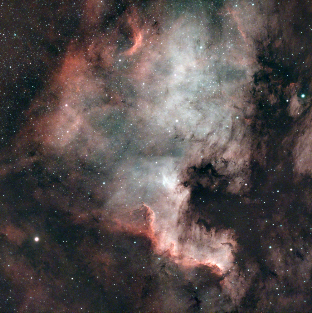 NGC 7000 - the North America nebula (HOO)
