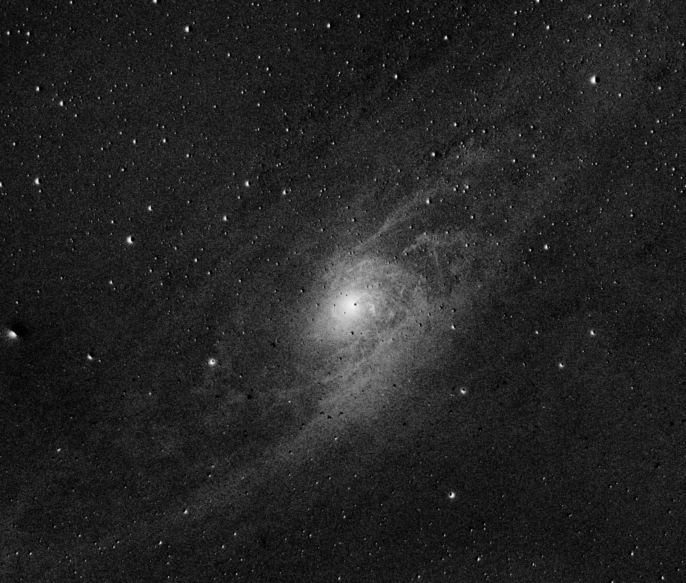 Ядро Галактики Андромеды, М31,  R - B