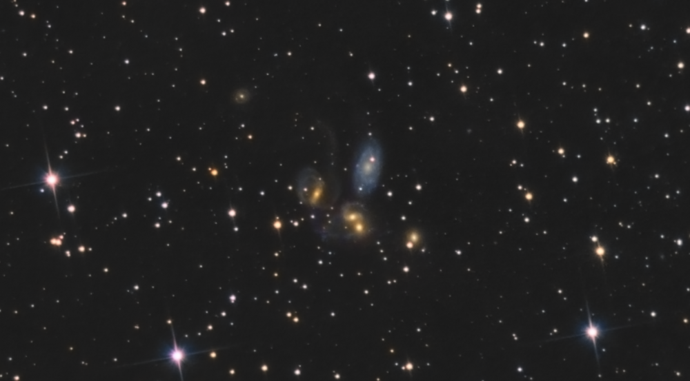 Квинтет Стефана (NGC 7317, NGC 7318A, NGC 7318B и NGC 7319)
