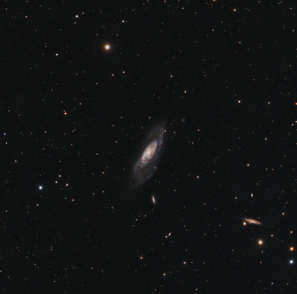 Галактика M106 (NGC 4258) и соседи NGC 4217, NGC 4226, NGC 4231, NGC 4232, NGC 4248, NGC 4258