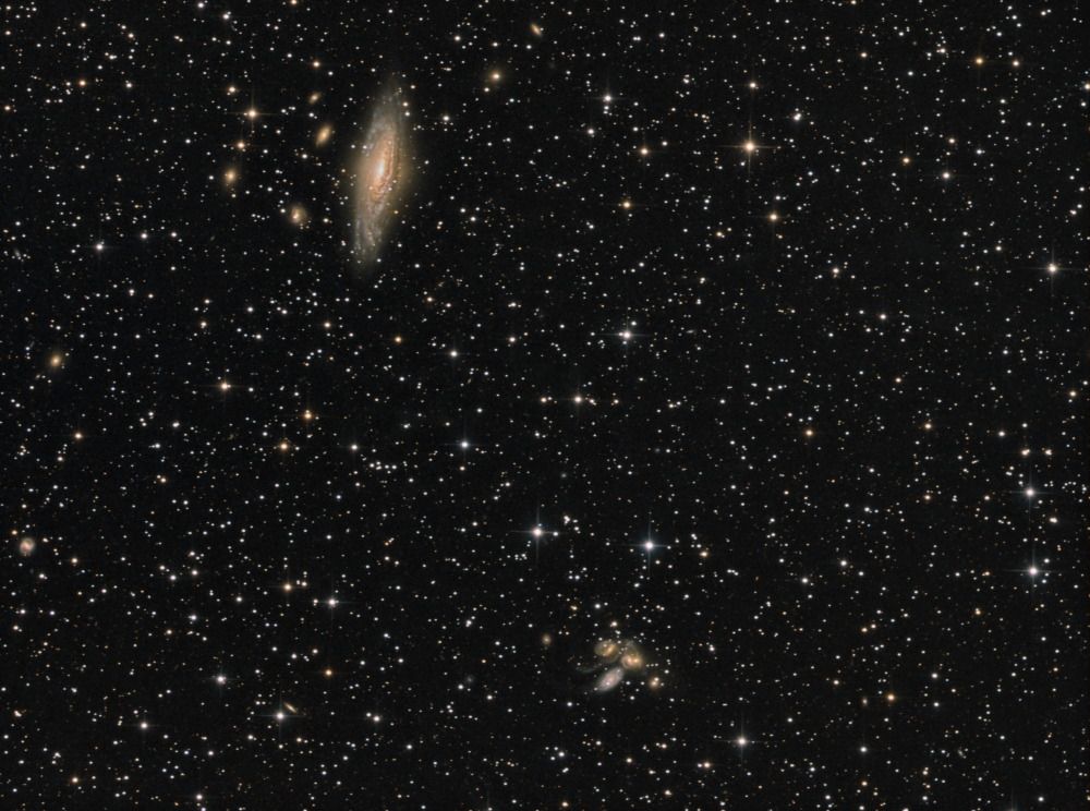 NGC 7331 and Stephan Quintet LRGB