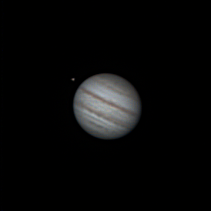 Юпитер и Ио после покрытия (11.08.2022)