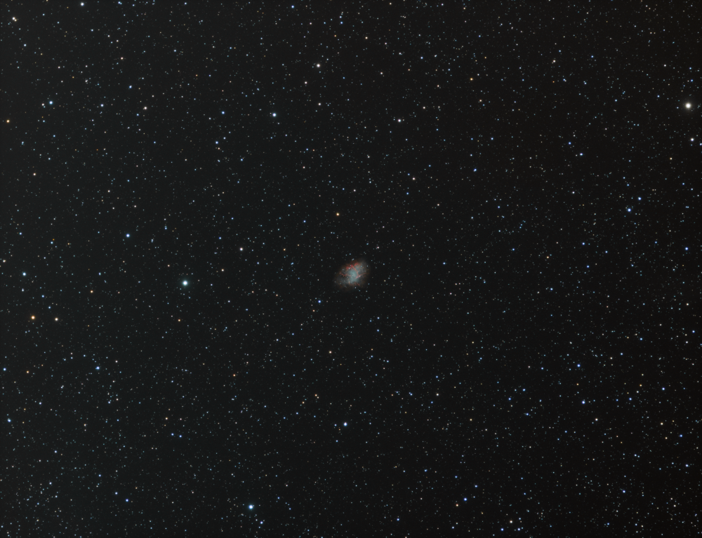 M 1 Crab planetary nebula HRGB