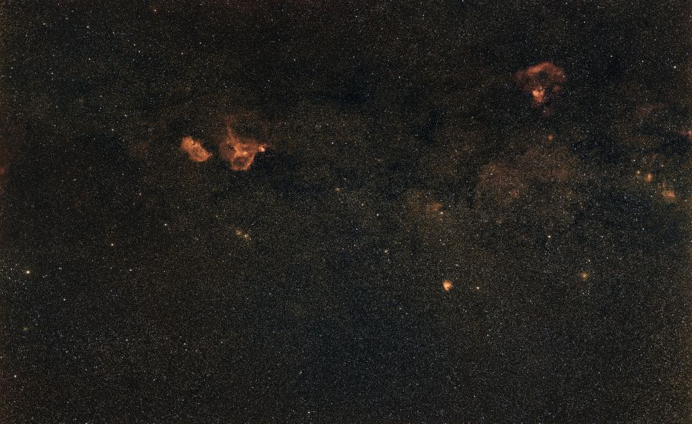 Cassiopea. Canon R6 astromod, 50mm F/1.2L. 6hrs