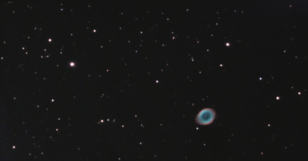 Планетарная туманность кольцо М57 в Лире. 16.05.2021.