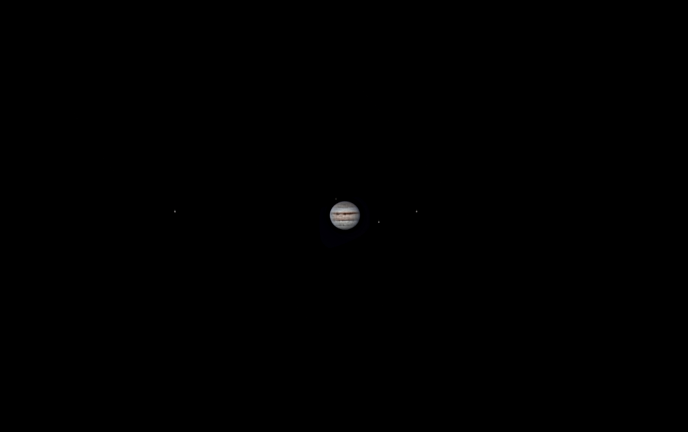 Юпитер и его спутники: Ганимед, Каллисто, Европа и Ио от 09.07.2022