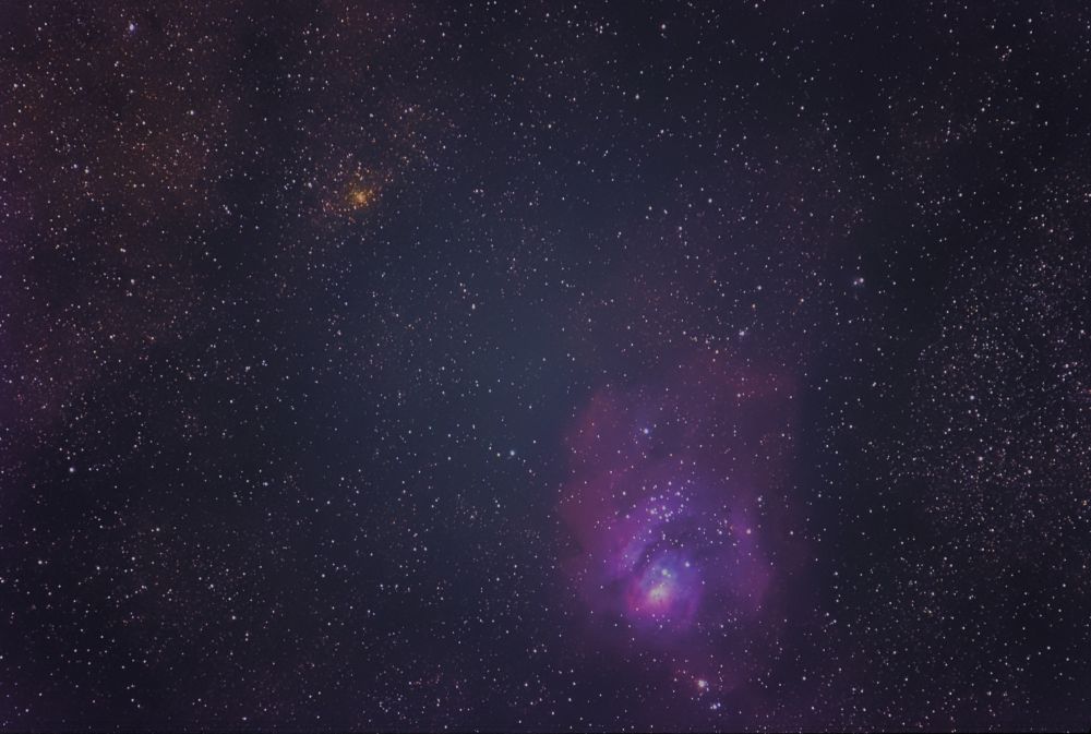 М8 Лагуна и NGC 6544