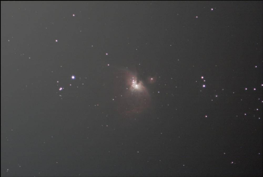 M42 in the illuminated city sky (07.10.2021)