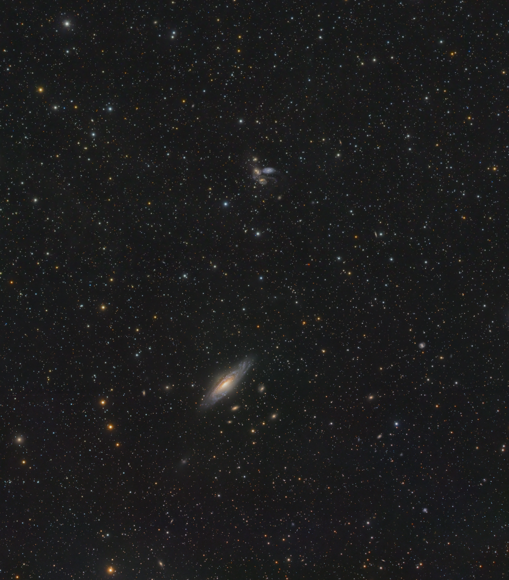 NGC7331 и Квинтет Стефана в Пегасе