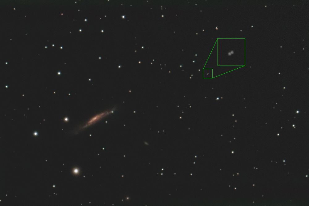 NGC 3079 и Двойной квазар QSO 0957+561