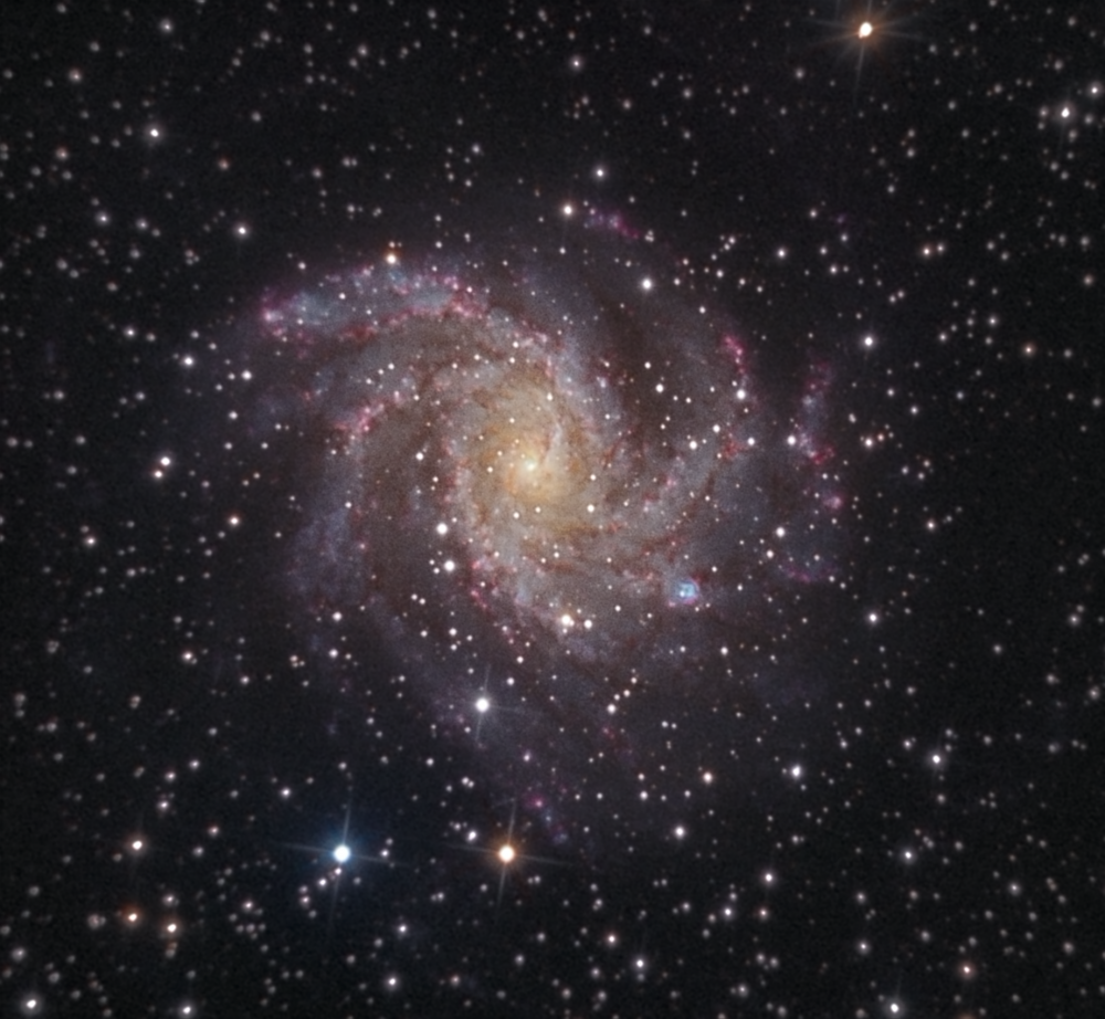 Галактика Фейерверк NGC6946 LRGB
