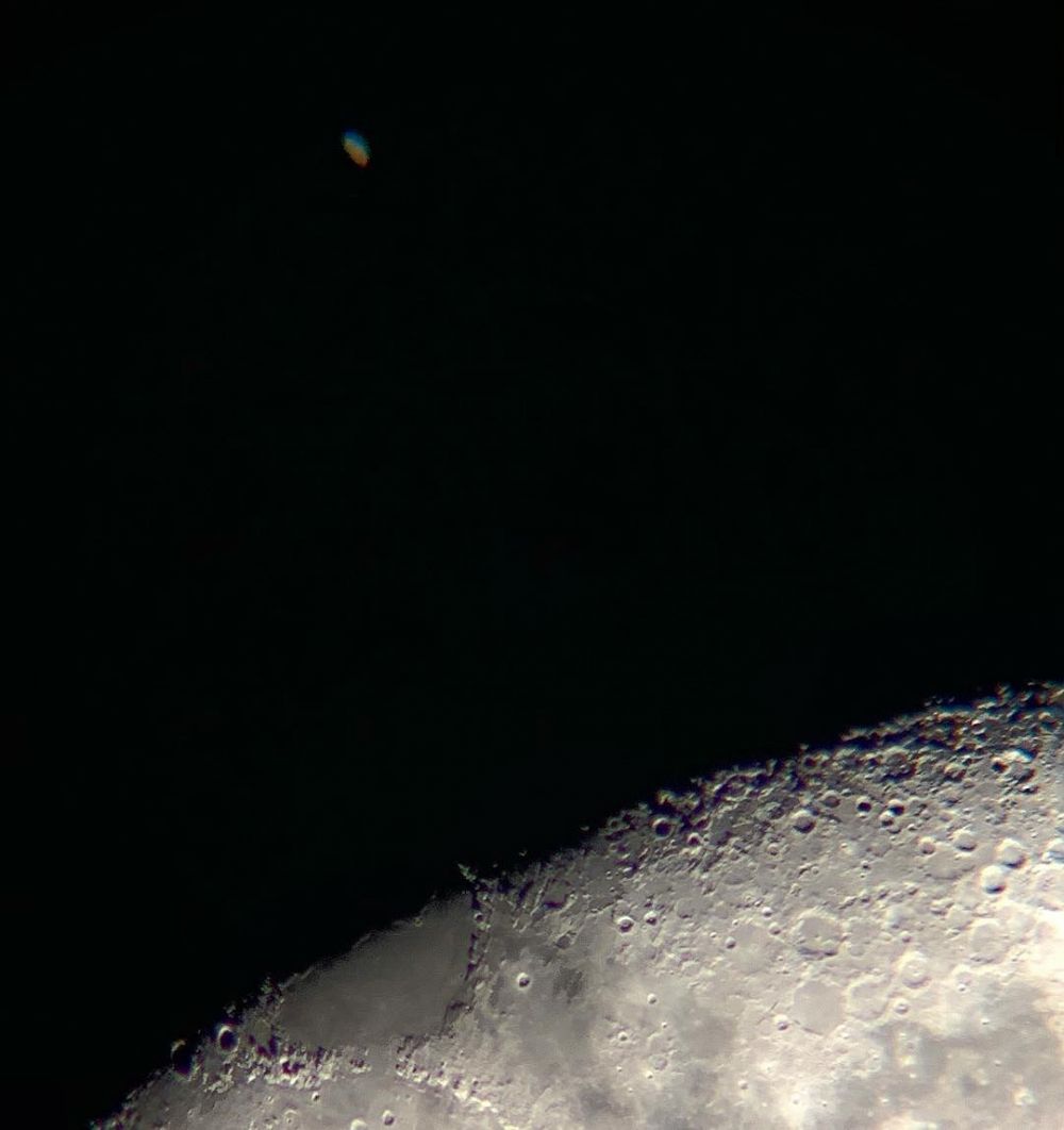 Saturn and Moon conjunction 