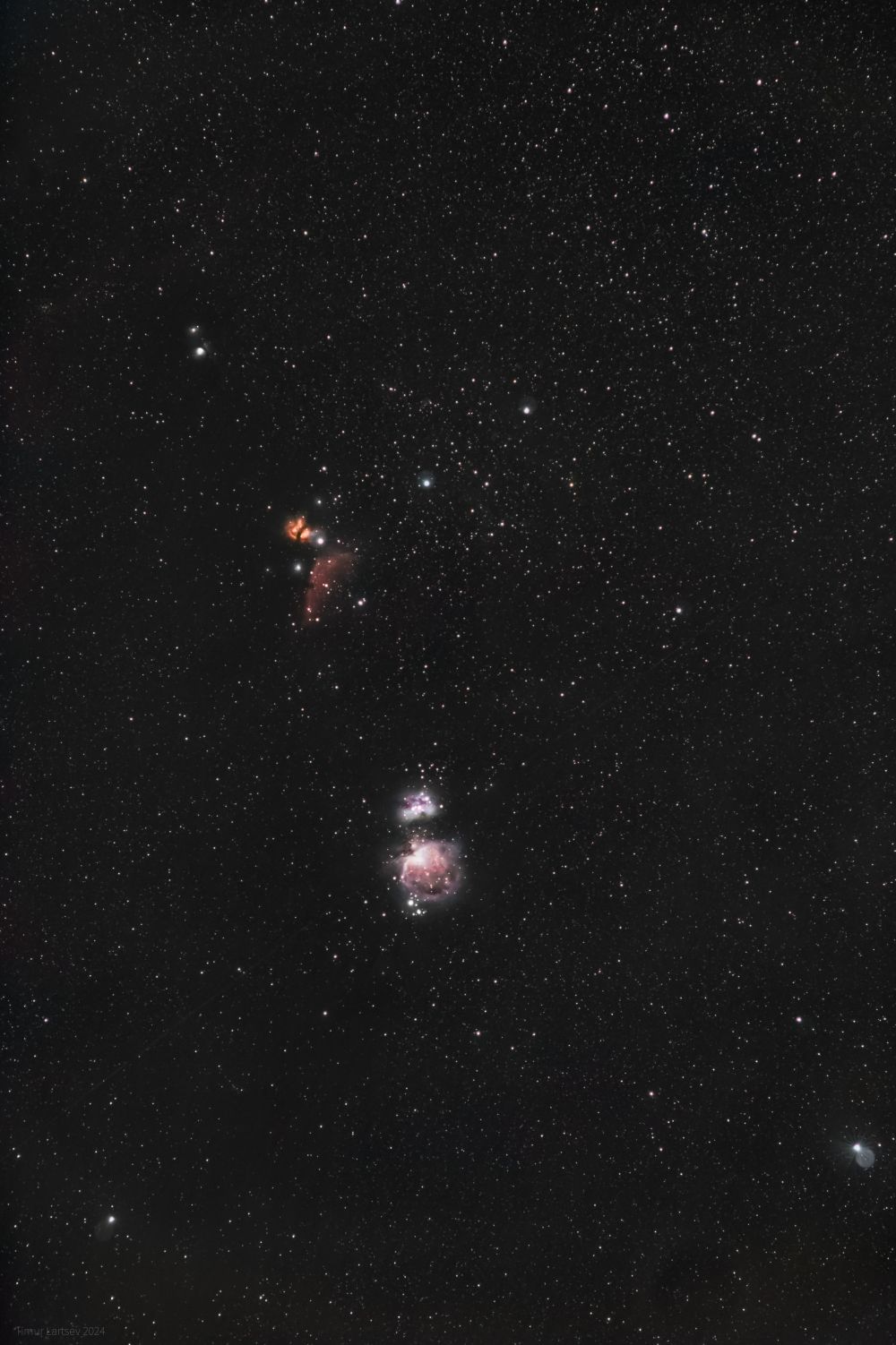 Orion (M42, The Horsehead nebula, M78) 