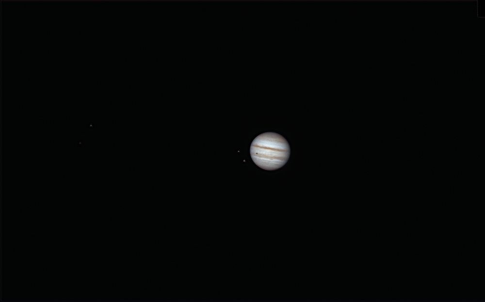 Юпитер и его спутники: Европа, Каллисто, Ио и Ганимед. 02.08.2022