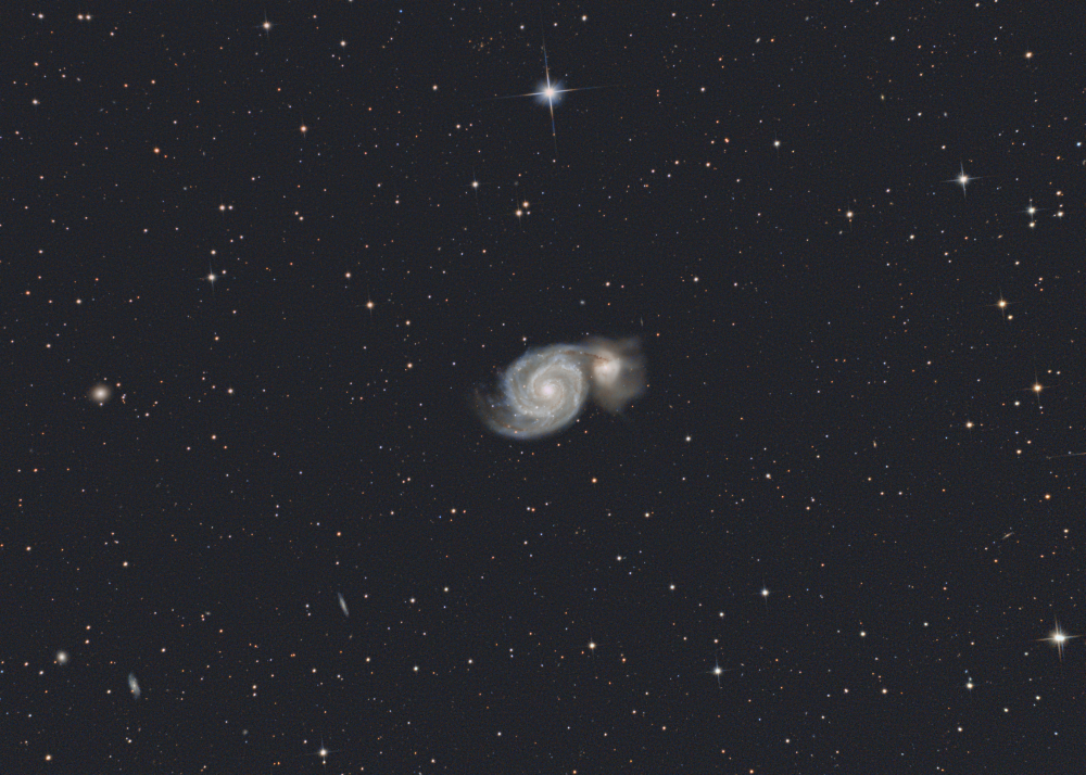 Галактика Водоворот (Whirpool Galaxy - M51)
