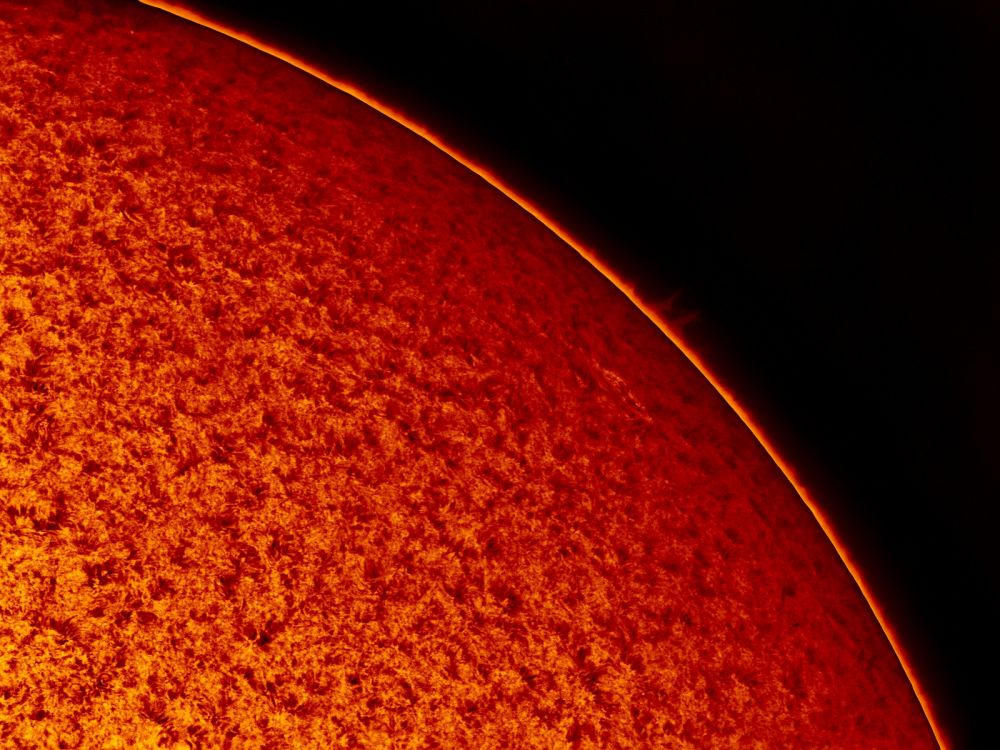 2018.08.04 Sun prominence H-Alpha