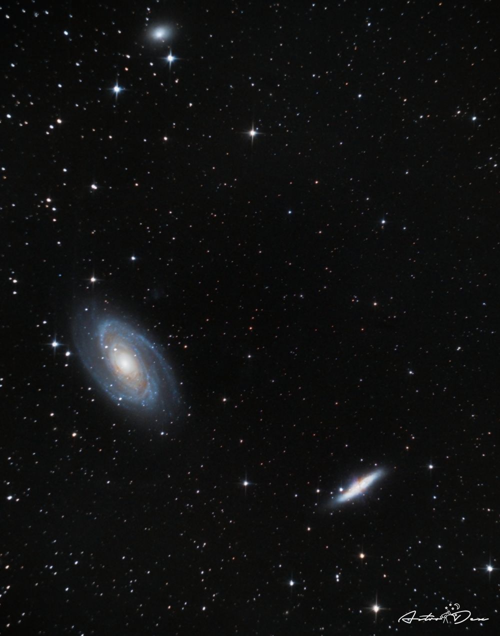 M81 Bode galaxy & M82 Cigar galaxy