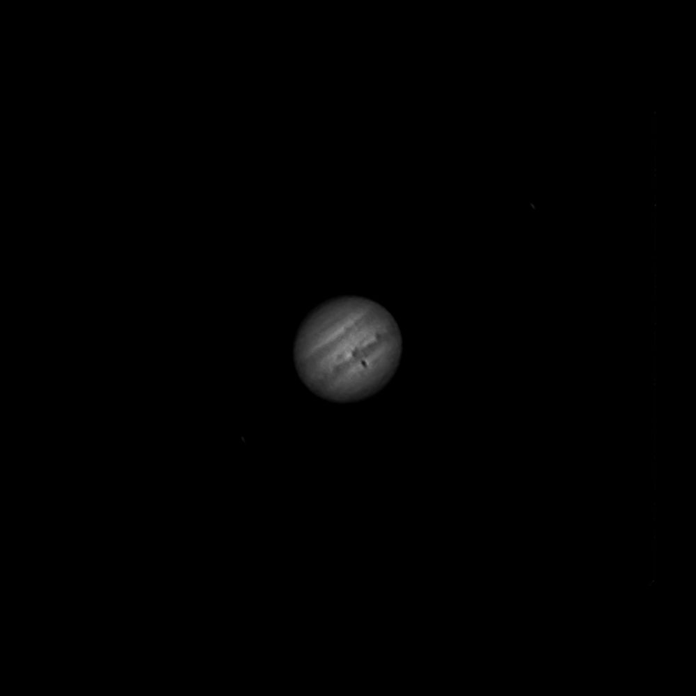 Юпитер с тенью от Ганимеда 19.06.2020