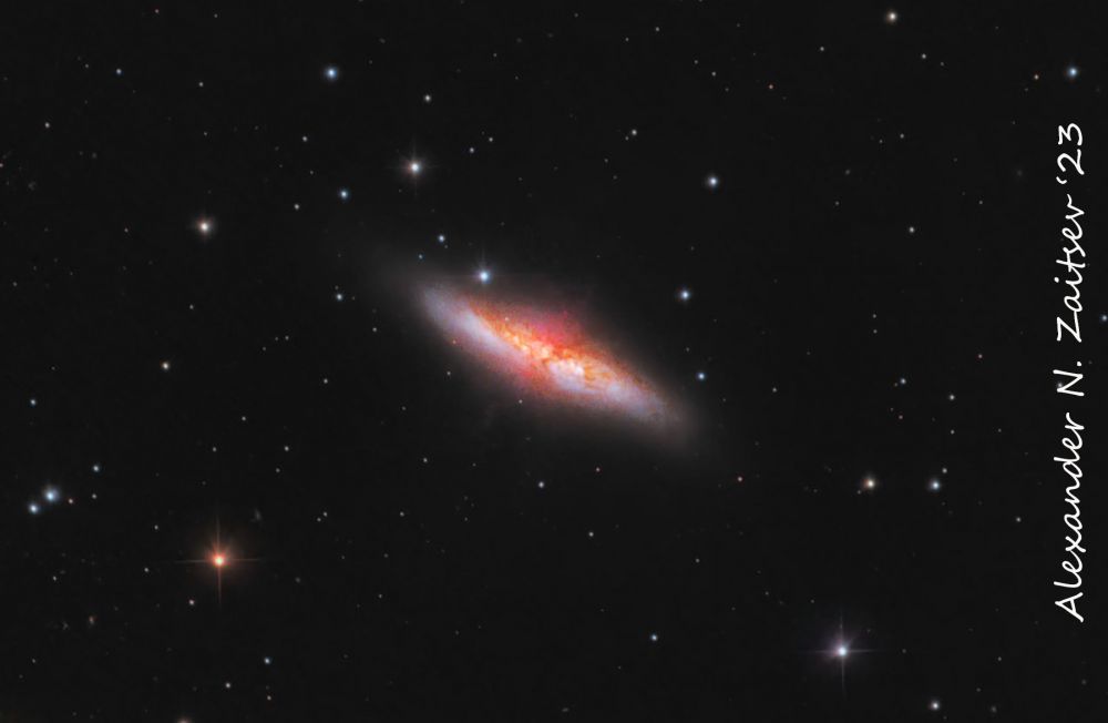 M82 (Cigar Galaxy) in HaRGB filters