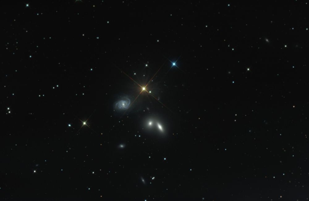 NGC 5350, 5353, 5354