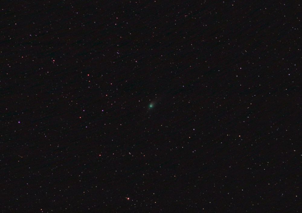 Комета C/2022 E3 ZTF в созвездии Дракона. 
