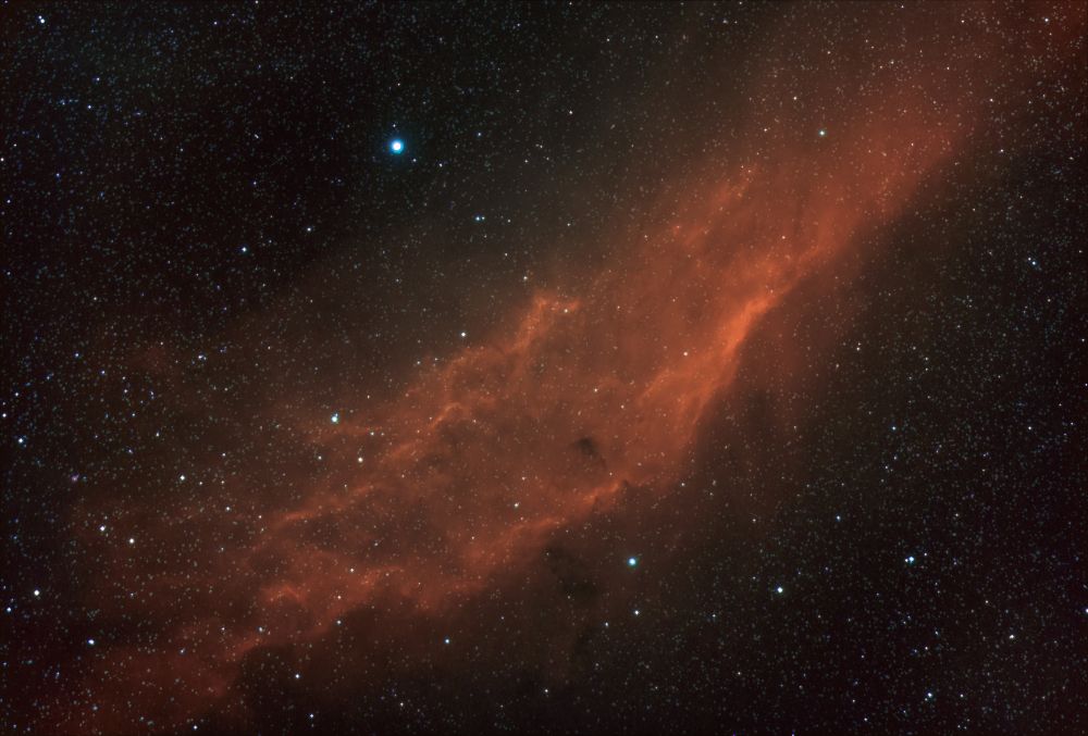 NGC 1499. Туманность Калифорния.