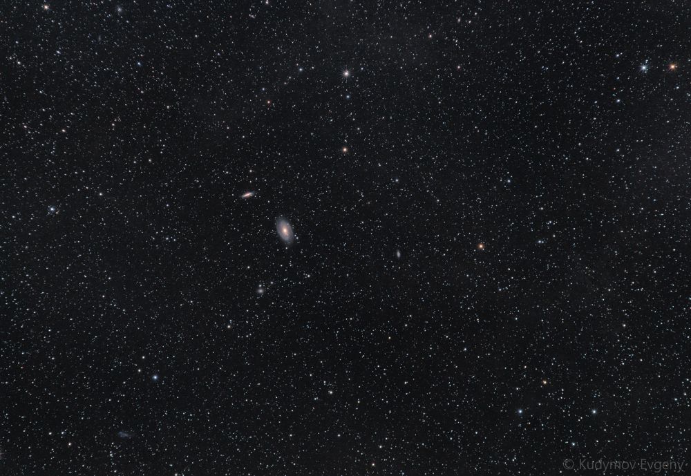 Галактики Боде и Сигара (М81 и М82)