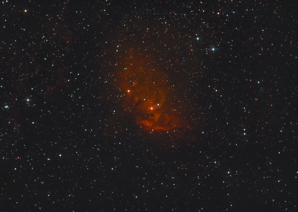 Туманность Тюльпан - Tulip Nebula (Sh2-101)