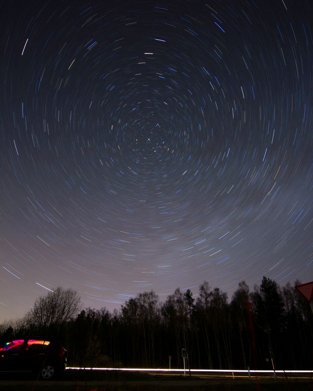 Star trails