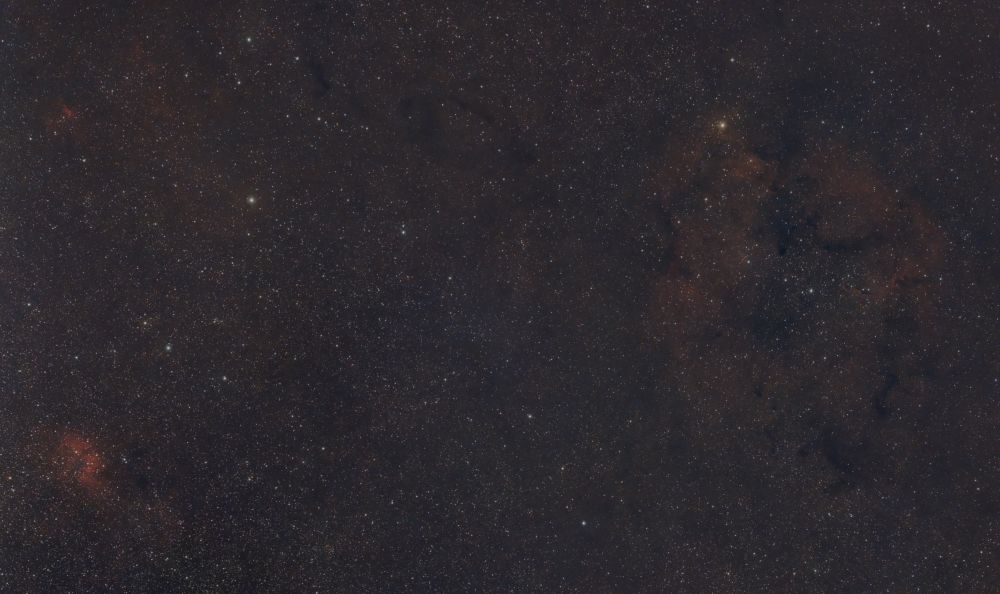 IC1396 и SH 2-132 Лев тянет Слона за хобот