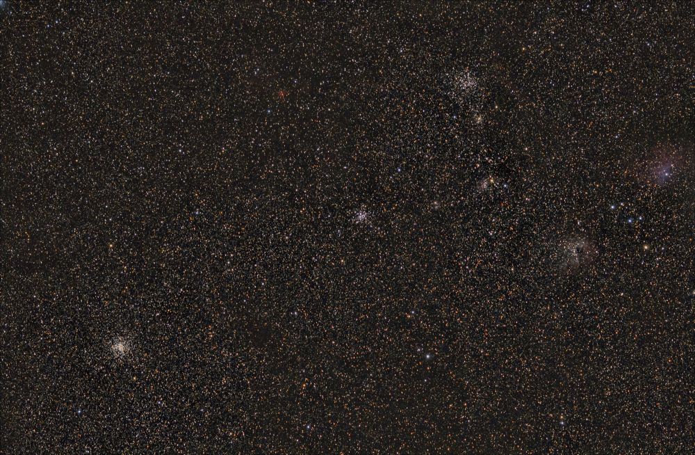 Созвездие Возничего , район рассеянного скопления М 36 
