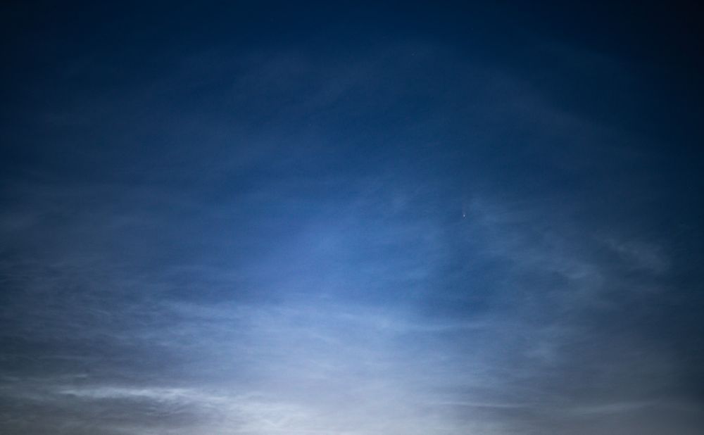 C/2020 F3 NEOWISE, Noctilucent clouds