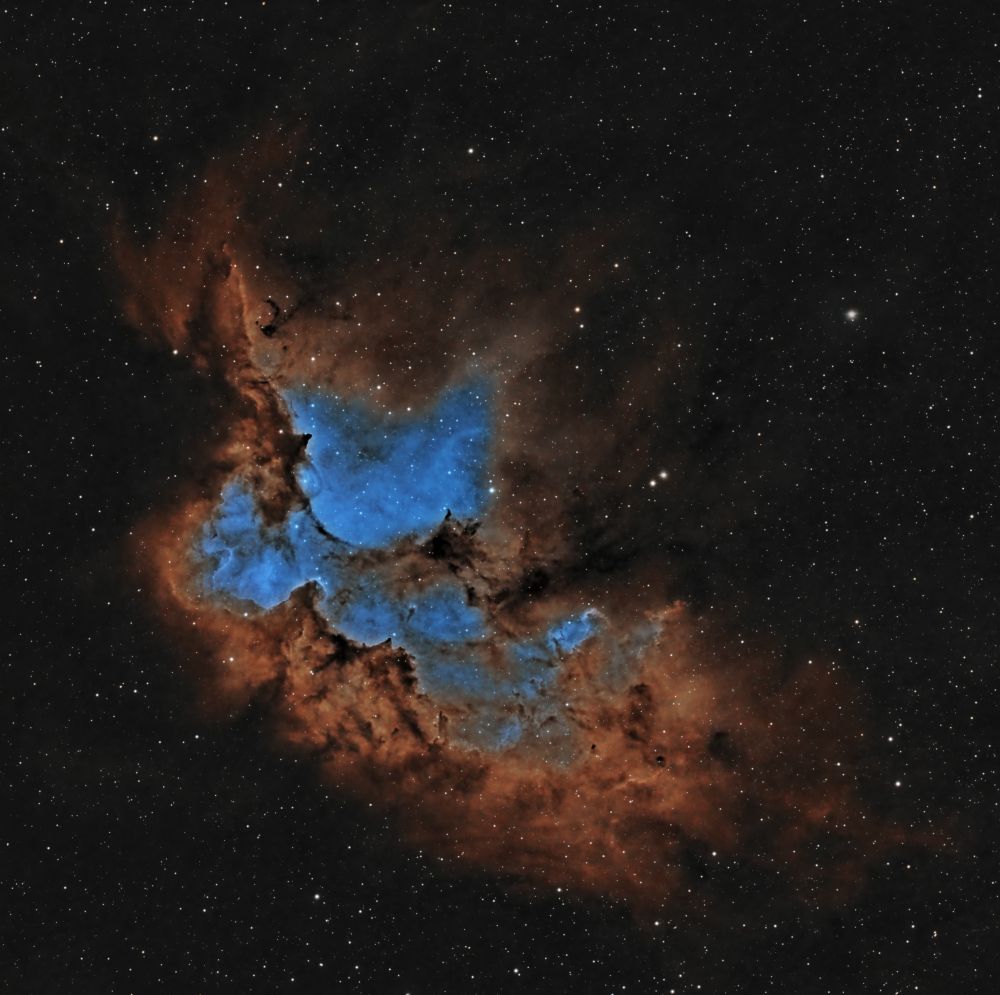 NGC 7380 Туманность Вошебник