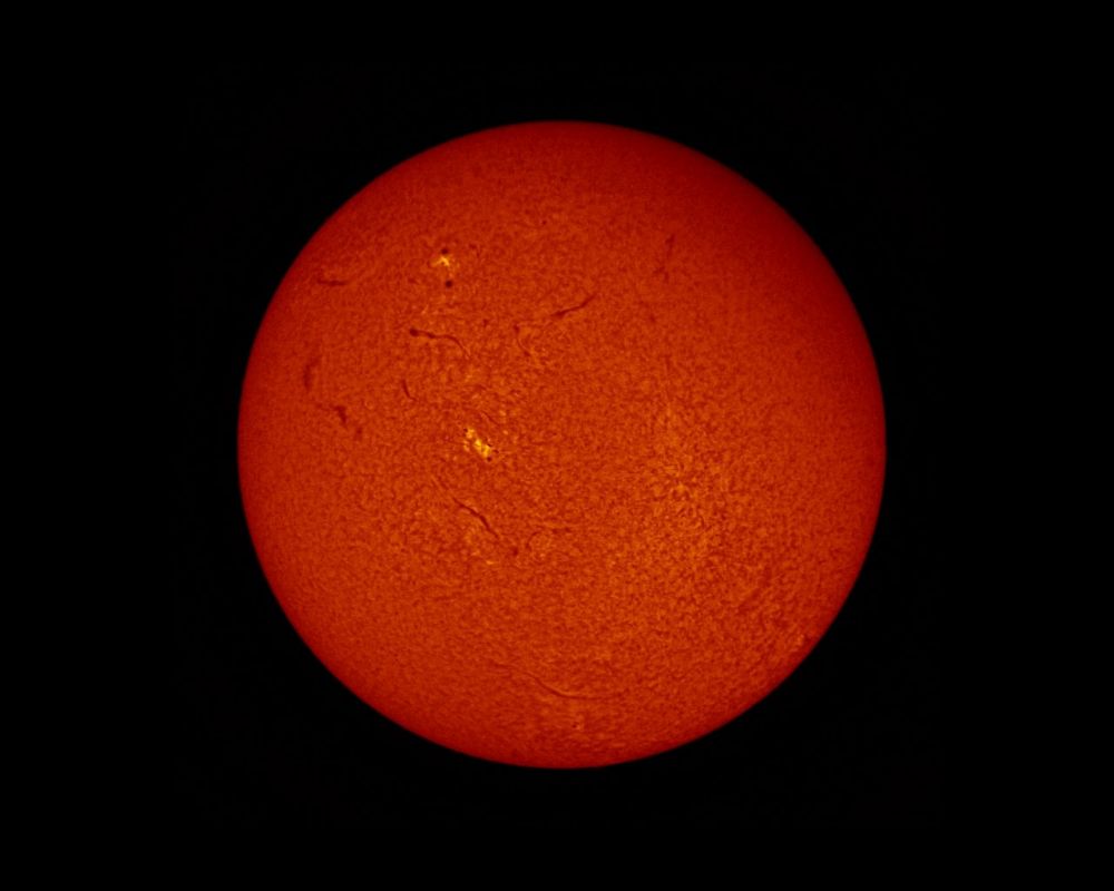 Sun in H-alpha, 30 apr 2014, 15:34