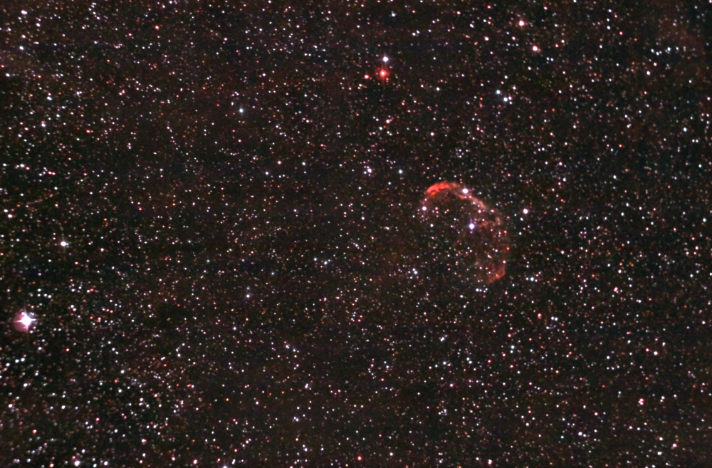 Эмиссионная туманность "Полумесяц" (она же NGC 6888 или LBN 203). 27.07.2021