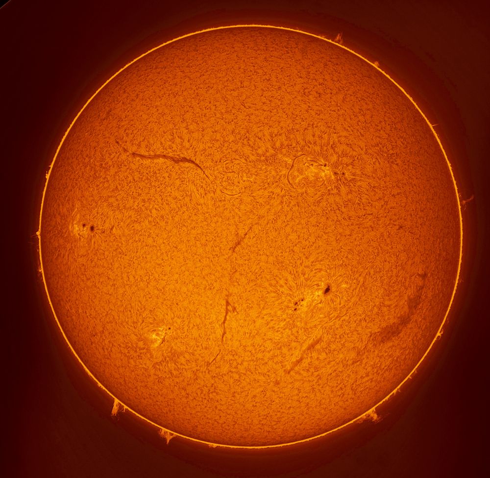 Хромосфера Солнца 13.07.2022