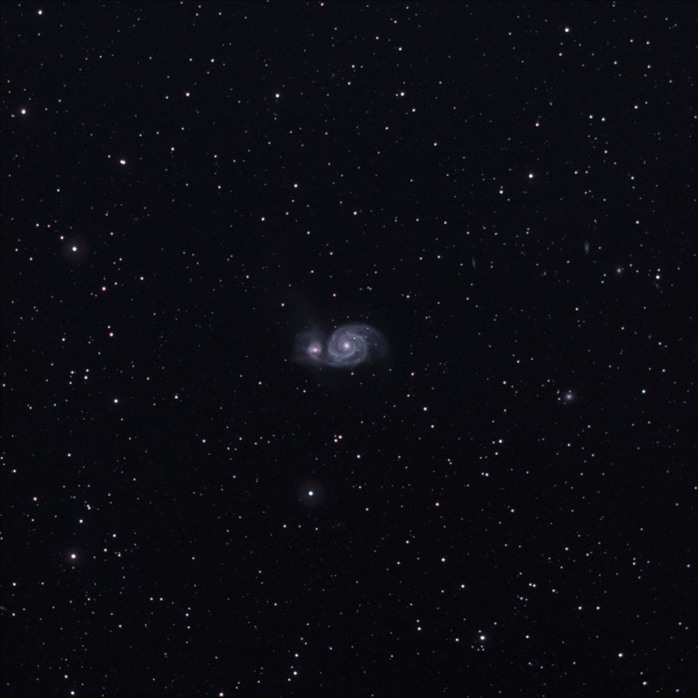 Галактика М51 на SW 1025 f5