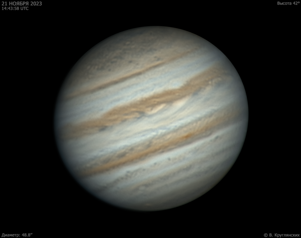 Юпитер 21 ноября 2023
