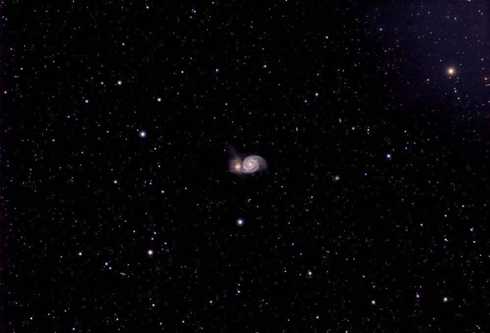 M51 Galassia Vortice (Whirlpool Galaxy)