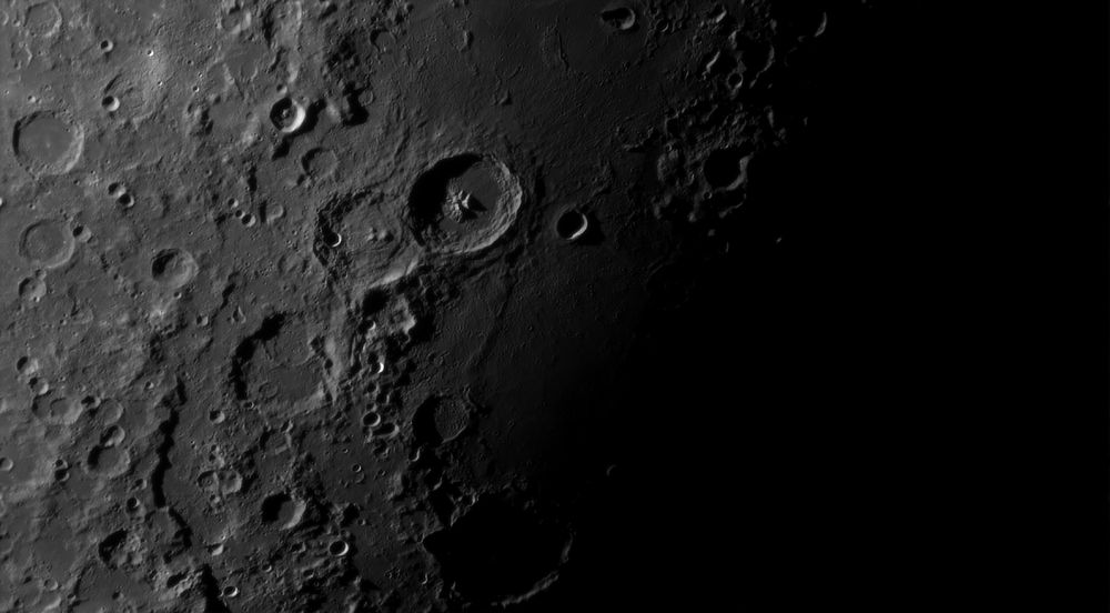 Луна, кратеры Теофил, Киррил, Катарина 29.07.21