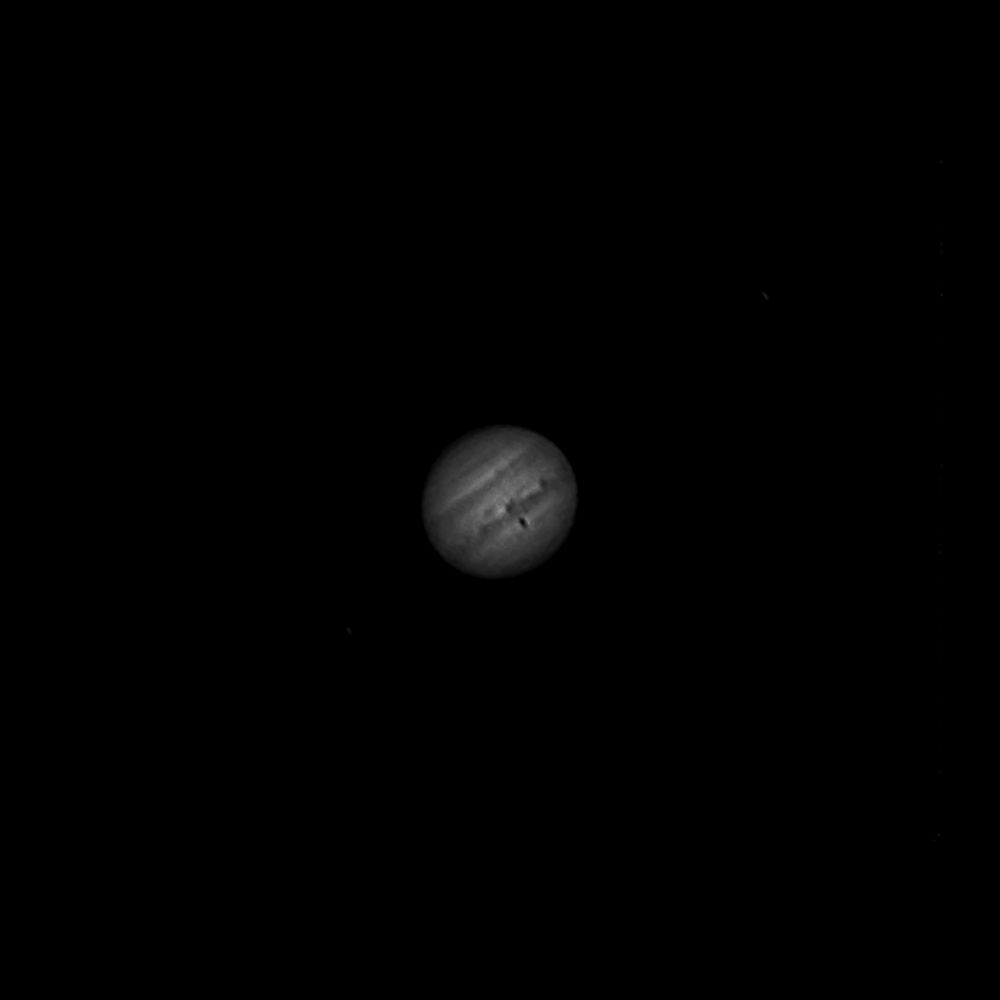 Юпитер с тенью от Ганимеда 19.06.2020