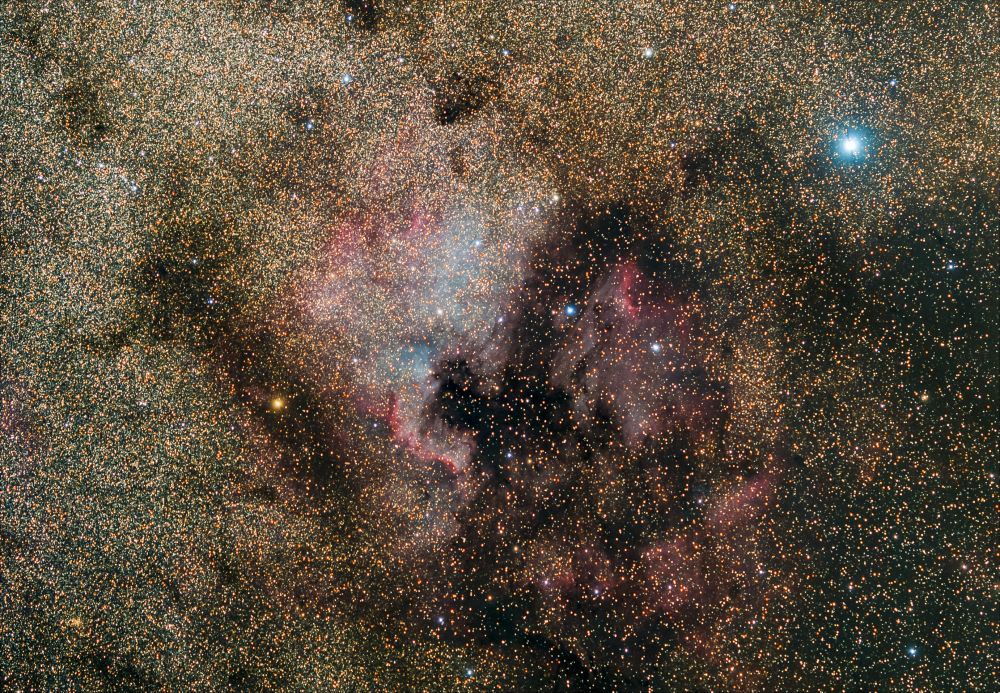 NGC 7000 Северная Америка и Пеликан