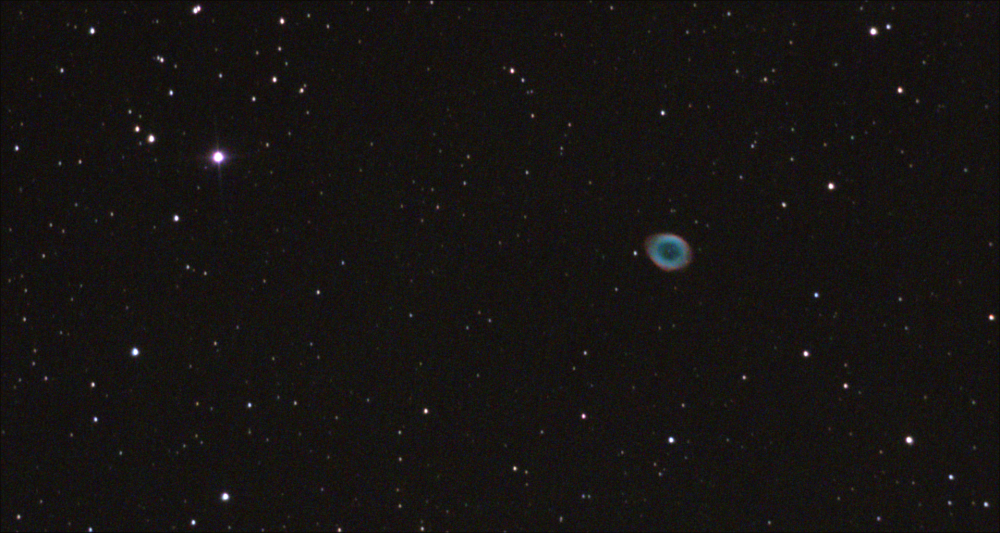 Планетарная туманность кольцо М57. 22.08.2020