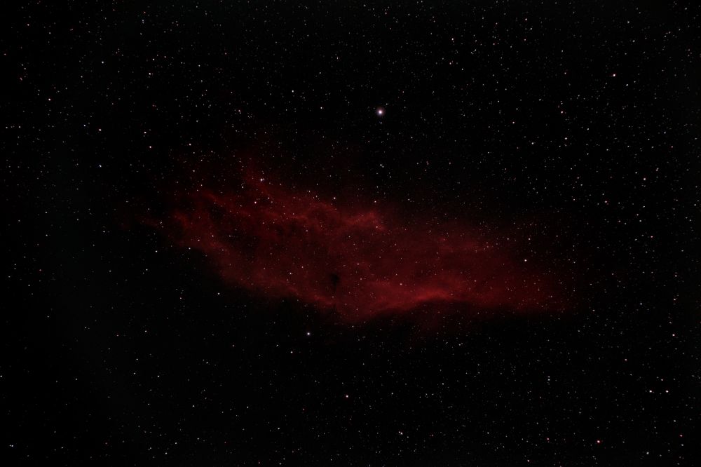 NGC 1499 Эмиссионная туманность Калифорния в Персее